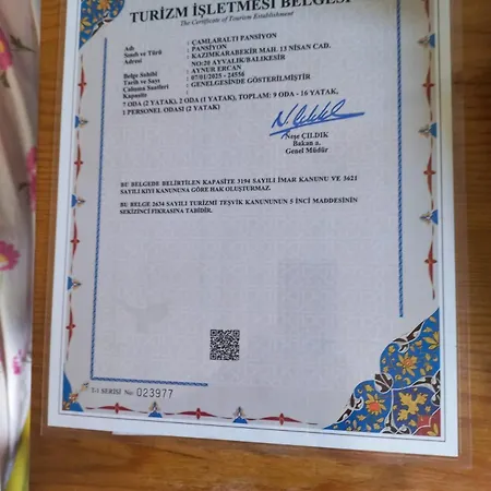 Privatunterkunft Camlaraltipansiyon